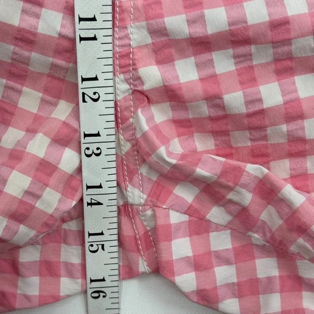 Vineyard Vines Swim Trunks Pink‎ Gingham Check Mesh Lined Size XL Preppy Beach